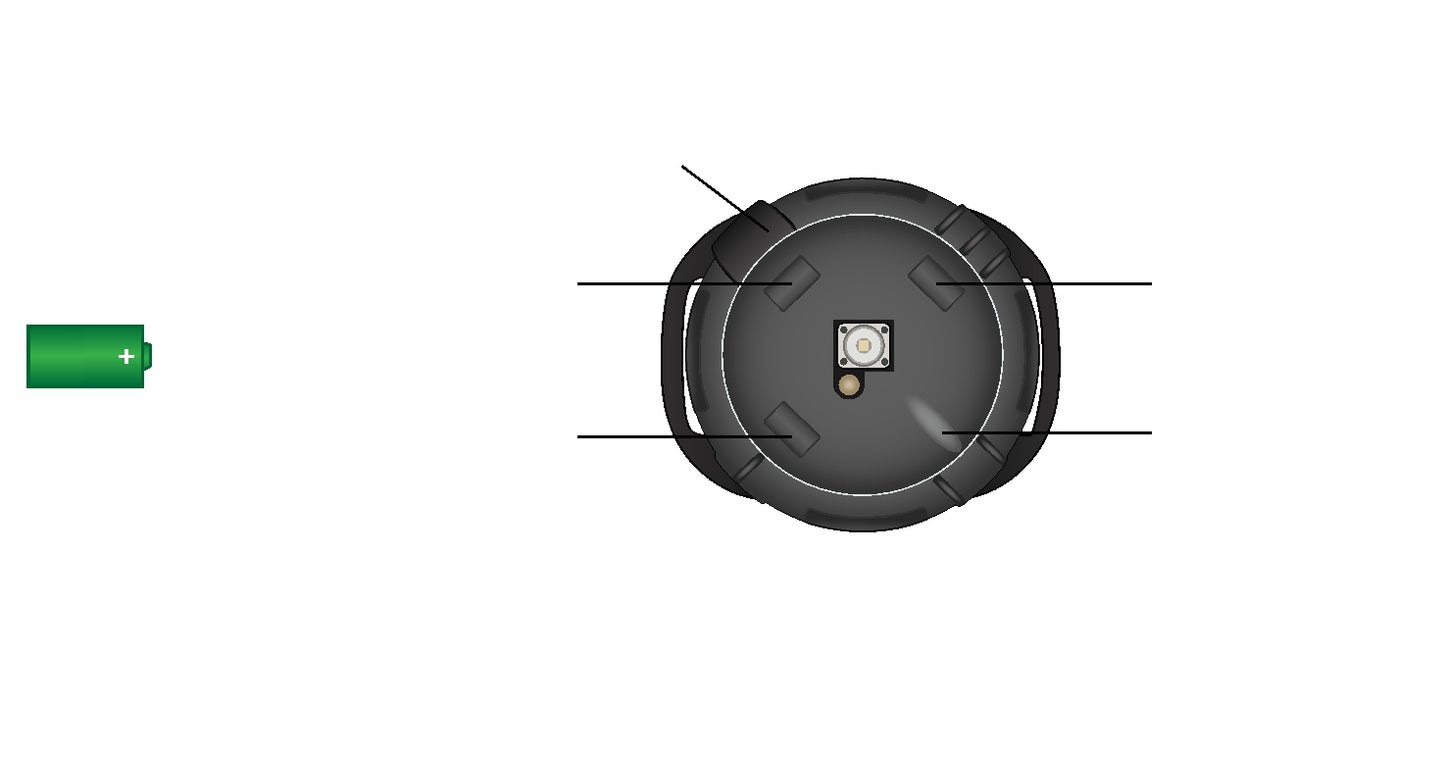 Guardian Trident Survival™ Life Jacket Light - Water Activated with Probe - White/ IR